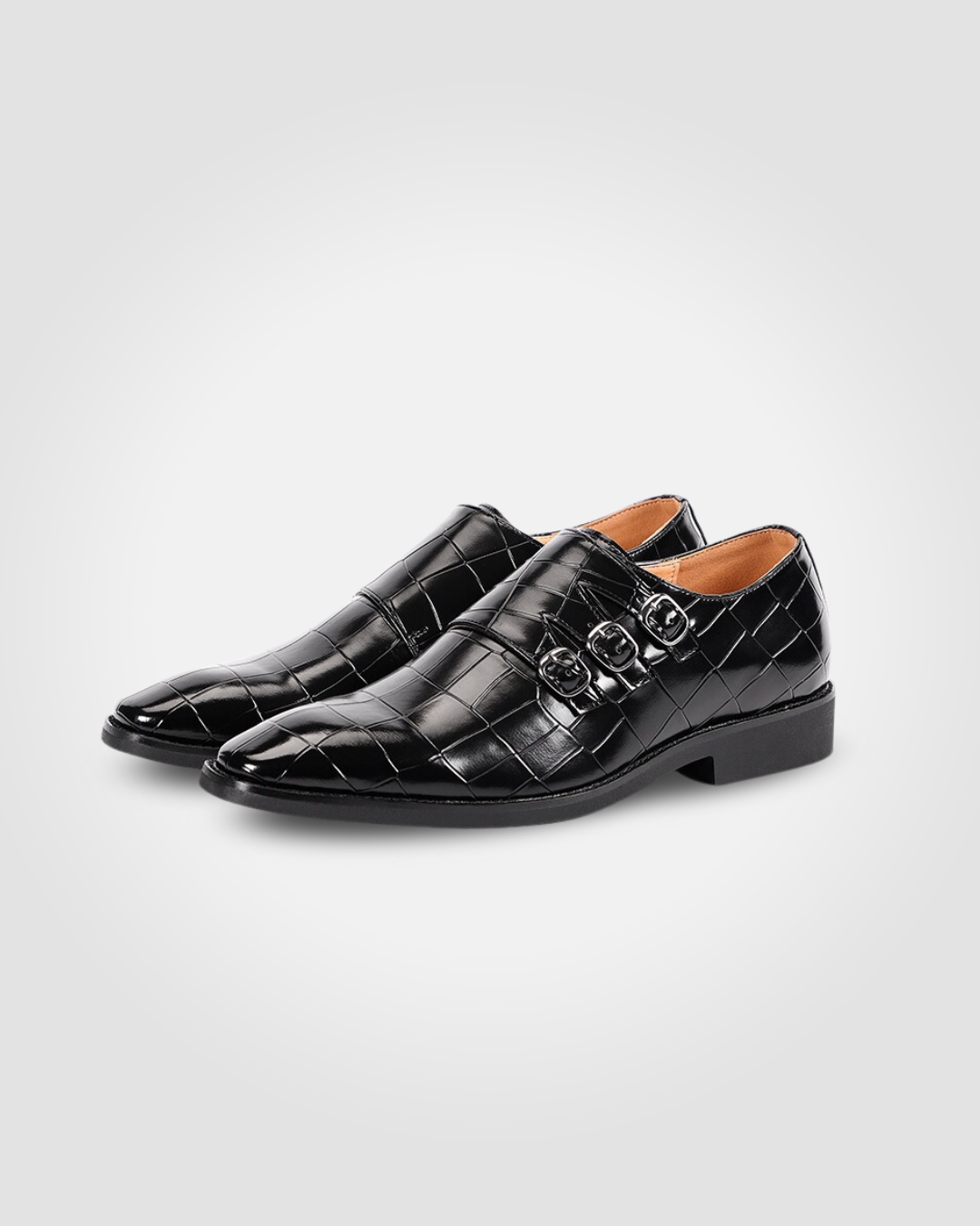 LEONARDO E44 MONK STRAPS SHOES