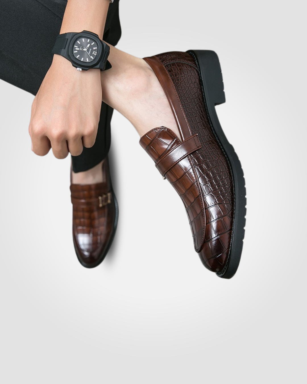 WINDSOR E55 LEATHER MEN LOAFERS