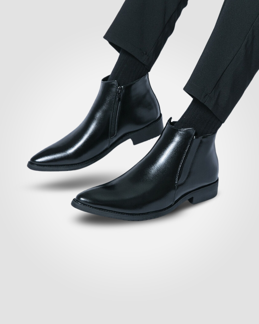 CARLO E12 HIGHT TOP LEATHER SHOES