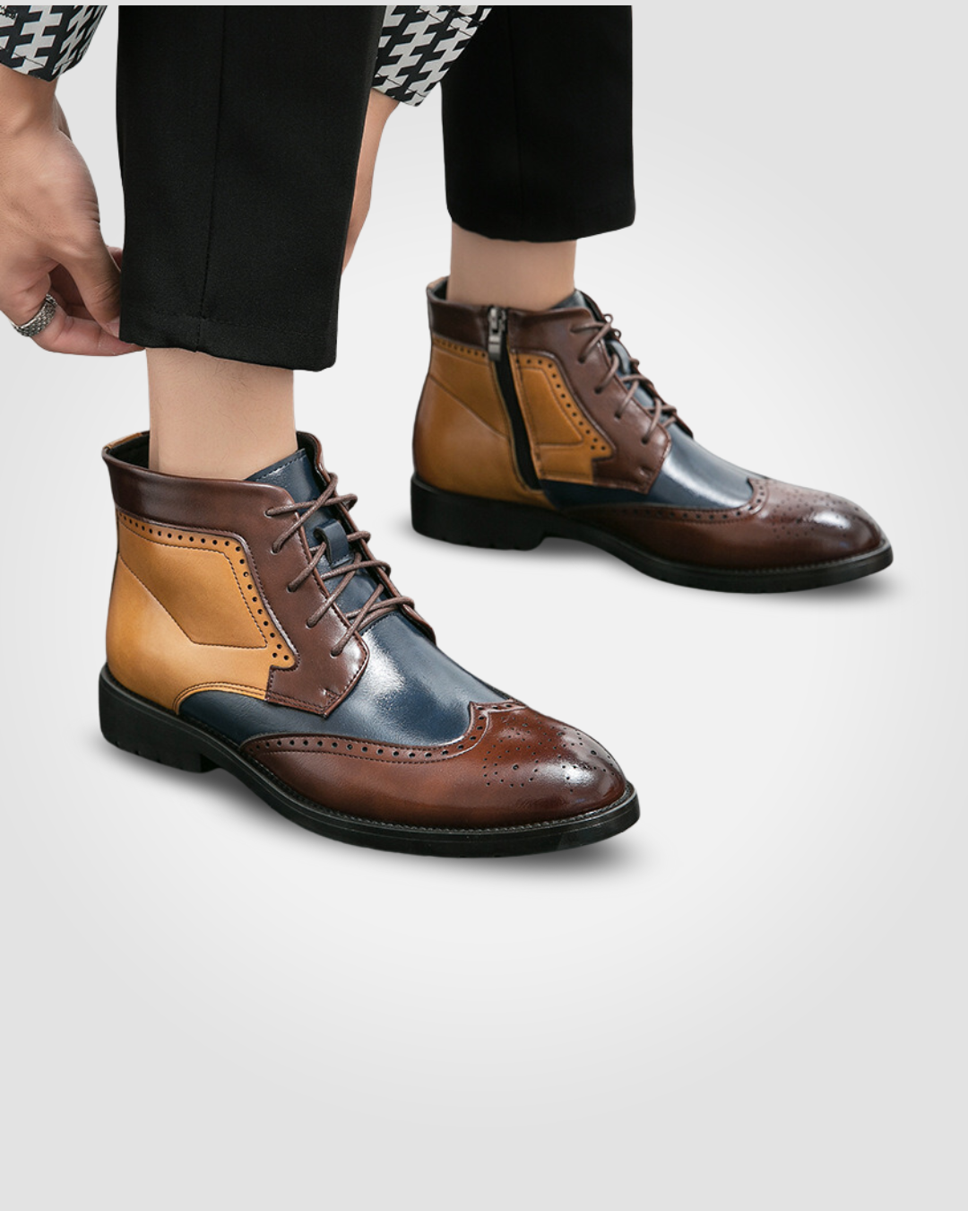 PAOLO E50 LEATHER MEN'S BOOTS