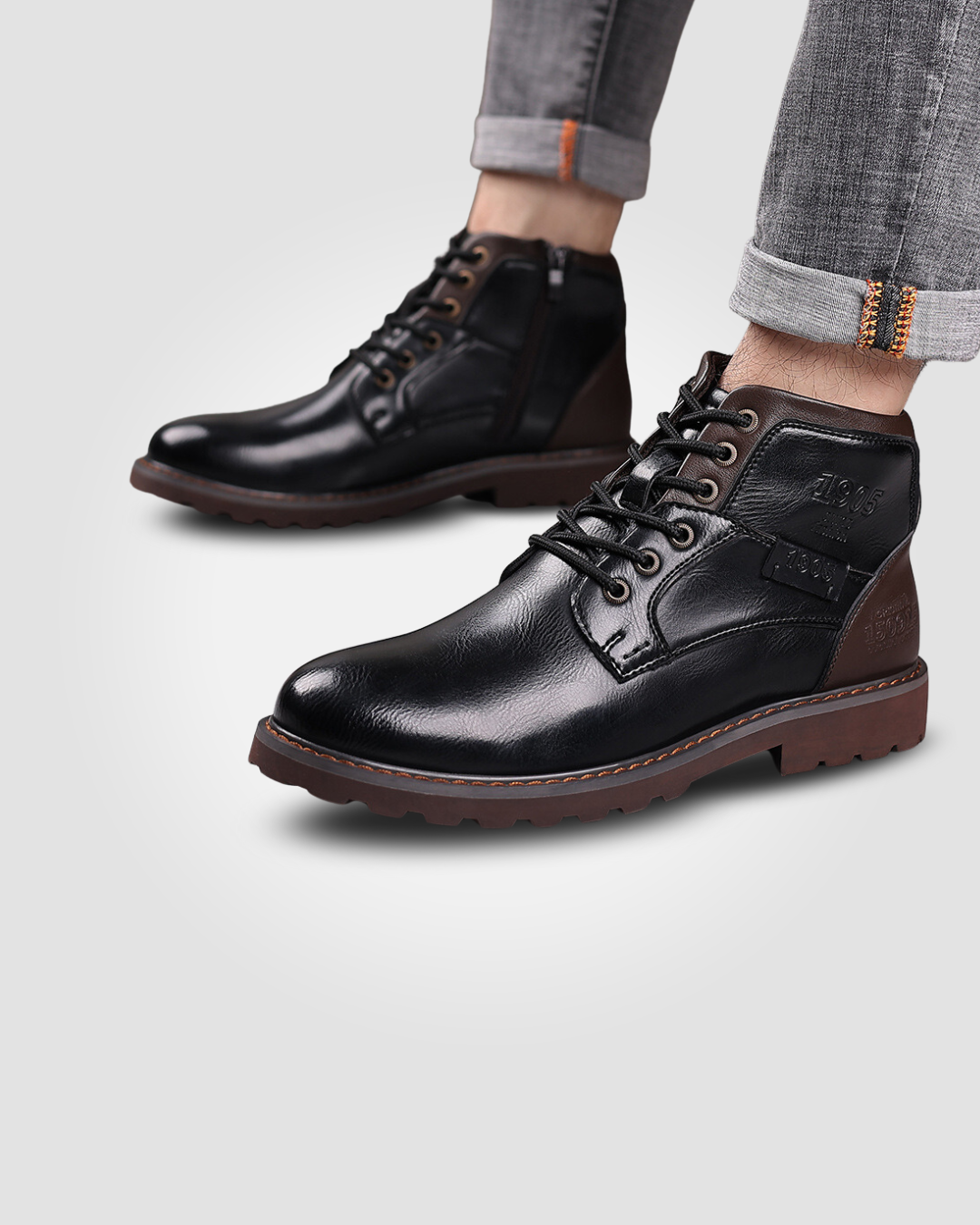 REBEL C58 LEATHER MEN'S BOOTS