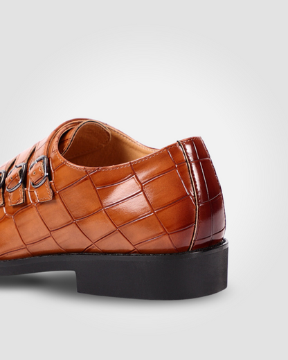 LEONARDO E44 MONK STRAPS SHOES