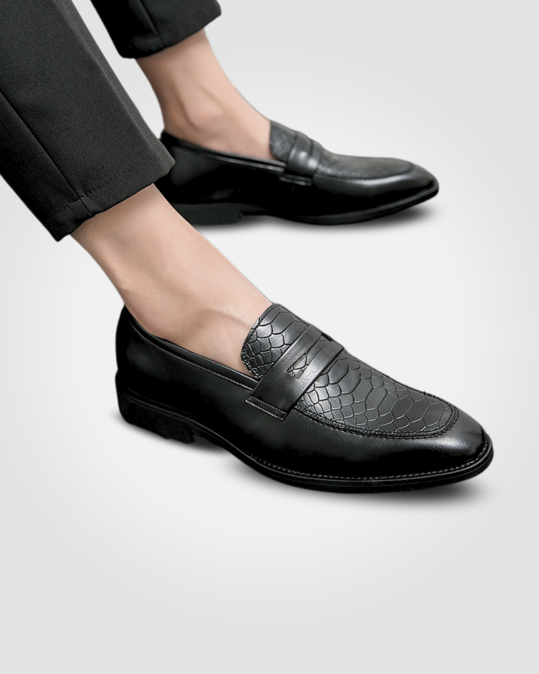 VIRTUE E64 LEATHER MEN LOAFERS