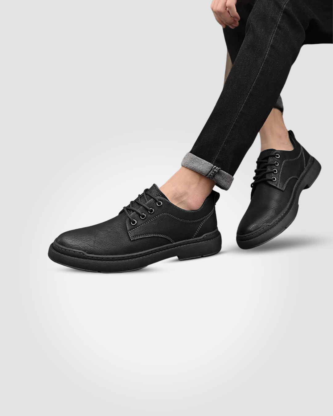 FLORN S31  LEATHER MEN SNEAKERS