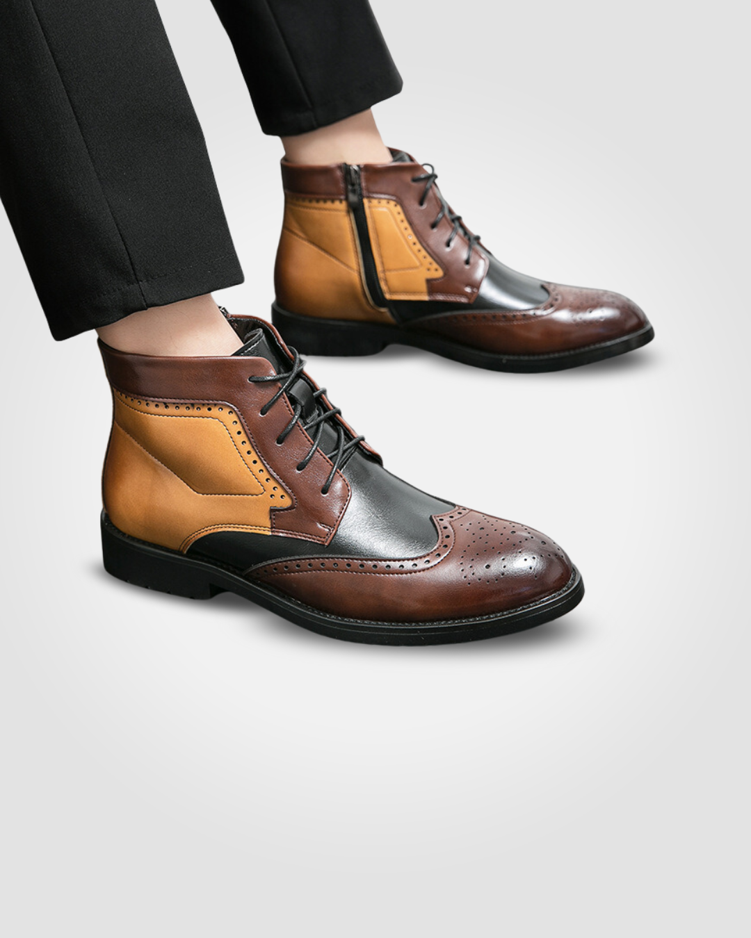 PAOLO E50 LEATHER MEN'S BOOTS