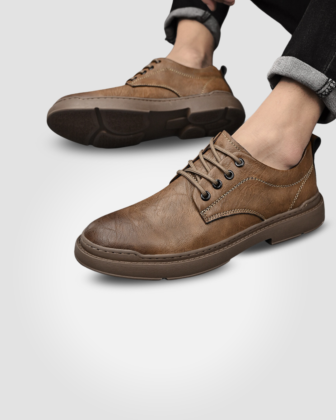 FLORN S31  LEATHER MEN SNEAKERS