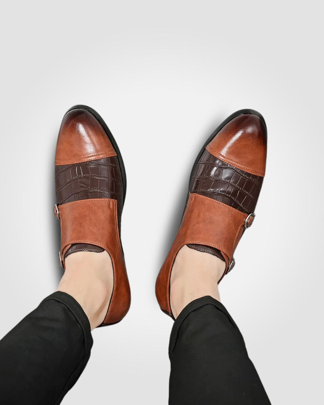 GIULIO E89 MONK STRAPS SHOES