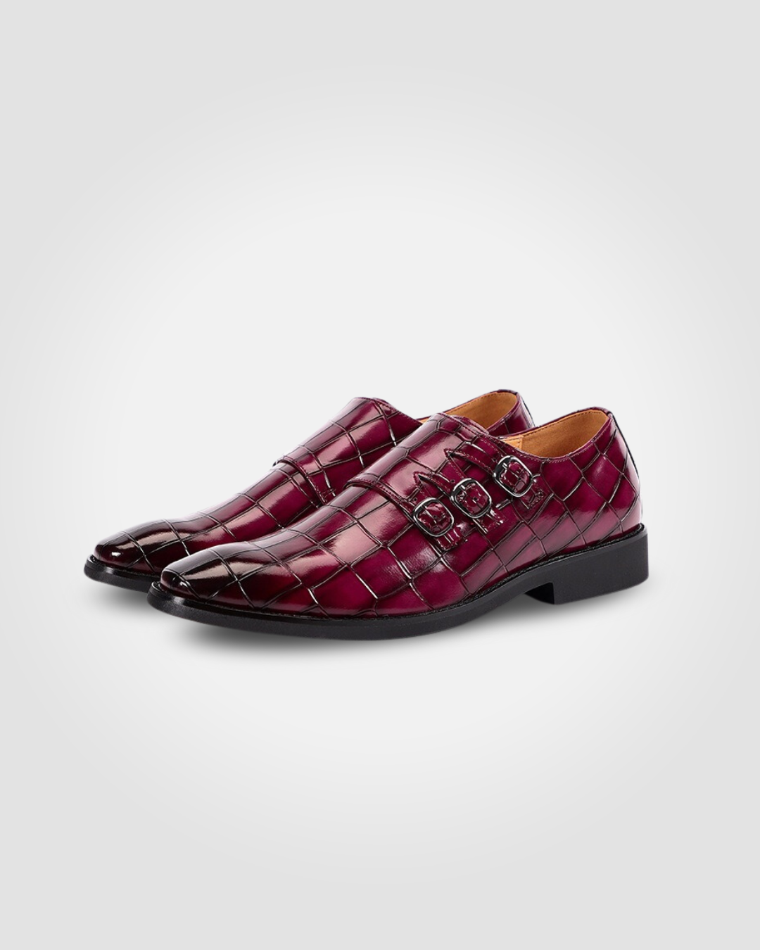 LEONARDO E44 MONK STRAPS SHOES