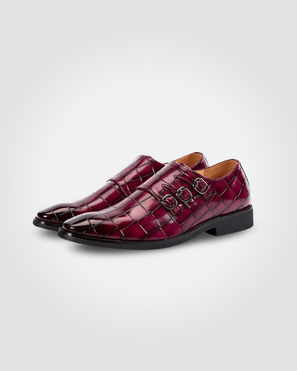 LEONARDO E44 MONK STRAPS SHOES