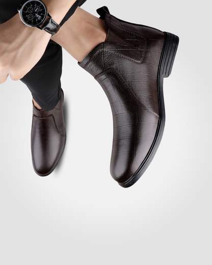 CHESTER E83 HIGHT TOP LEATHER SHOES