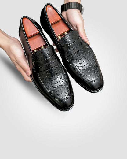 VIRTUE E64 LEATHER MEN LOAFERS