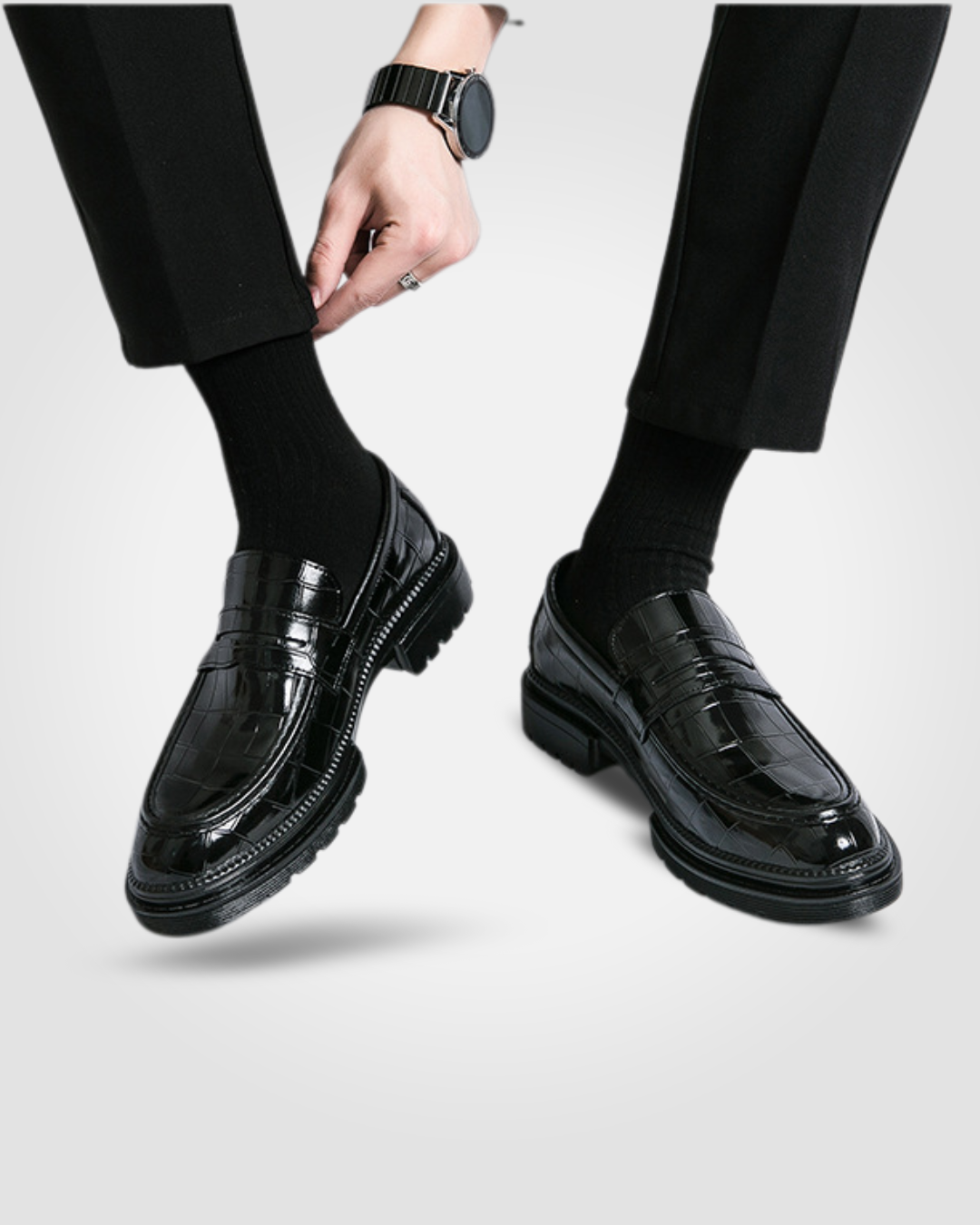 PAOLO E50 LEATHER MEN LOAFERS