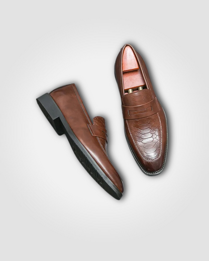VIRTUE E64 LEATHER MEN LOAFERS