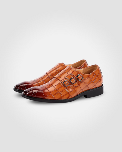 LEONARDO E44 MONK STRAPS SHOES