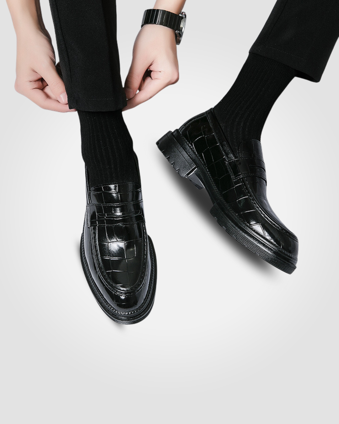 PAOLO E50 LEATHER MEN LOAFERS