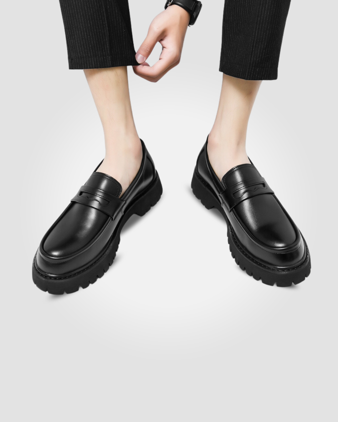 NERO E37 LEATHER MEN LOAFERS