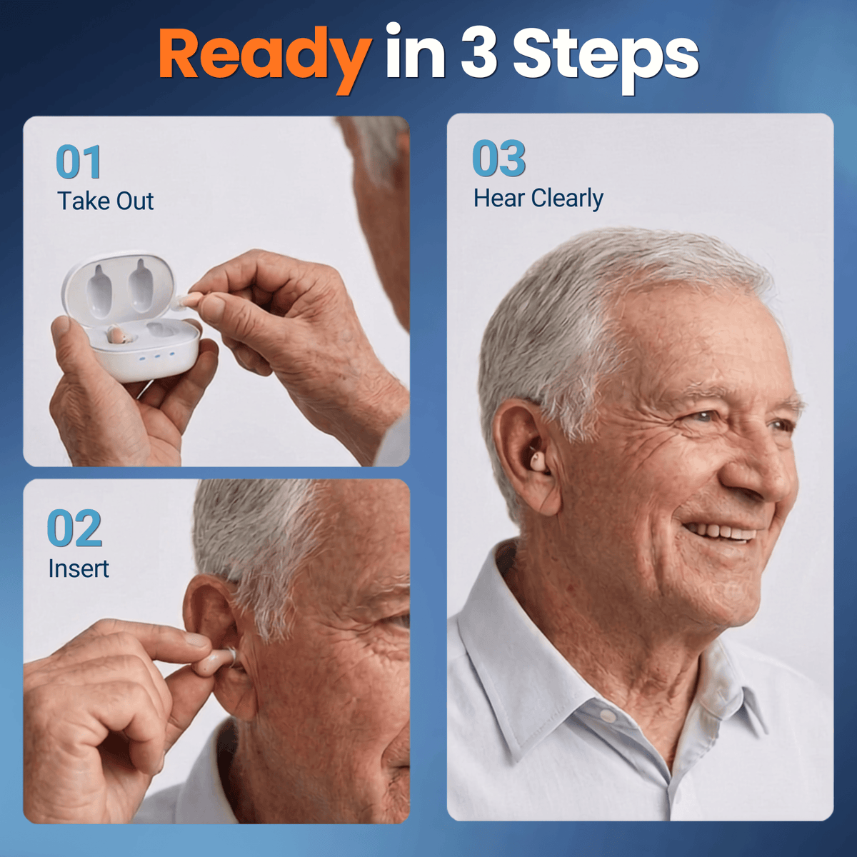 MOLTIK HEARING™ MODERN COMFORT HEARING AIDS (OTC)