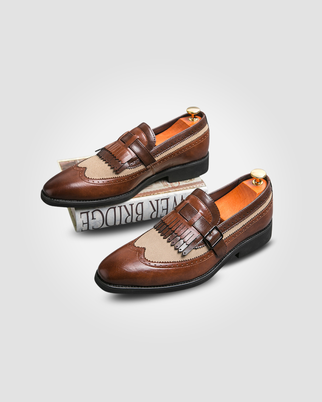 ANZIO E75 LEATHER MEN LOAFERS