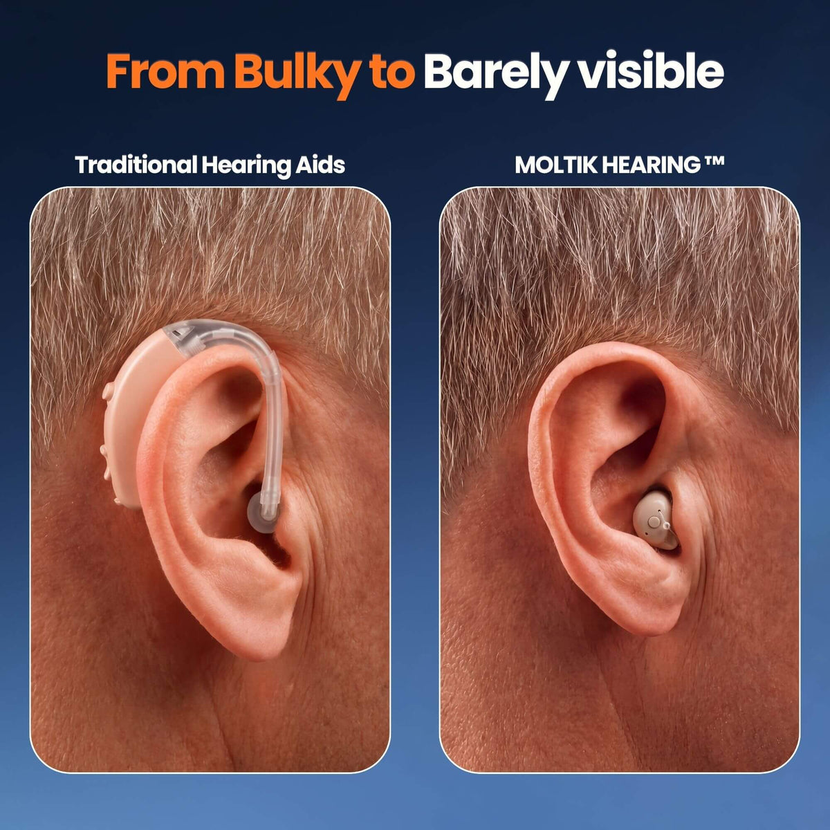 MOLTIK HEARING™ MODERN COMFORT HEARING AIDS